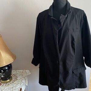 Torrid Black Open-Front Jacket